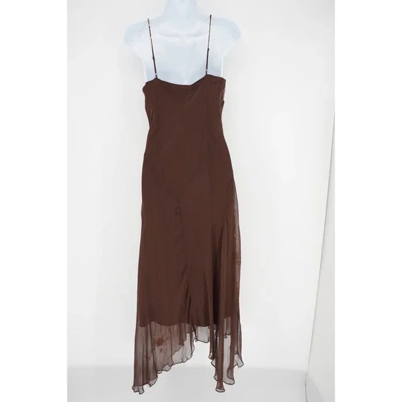 Vintage Mixit Silk Fairy Dress Sz 8 Brown Y2K Beaded Lace Floral  Asymmetrical is available for purchase on au PAY Market - Imported Goods  Online Store Co.Ltd. | au PAY Market -